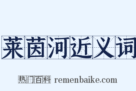 莱茵河近义词是什么意思的图片